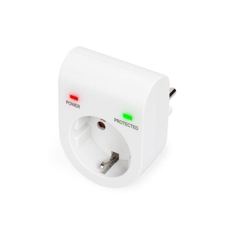 DIGITUS DN-95400 :: Адаптер за защита от пренапрежение, 16A, 3500W | JAR Computers DIGITUS DN-95400 :: Адаптер за защита от пренапрежение, 16A, 3500W