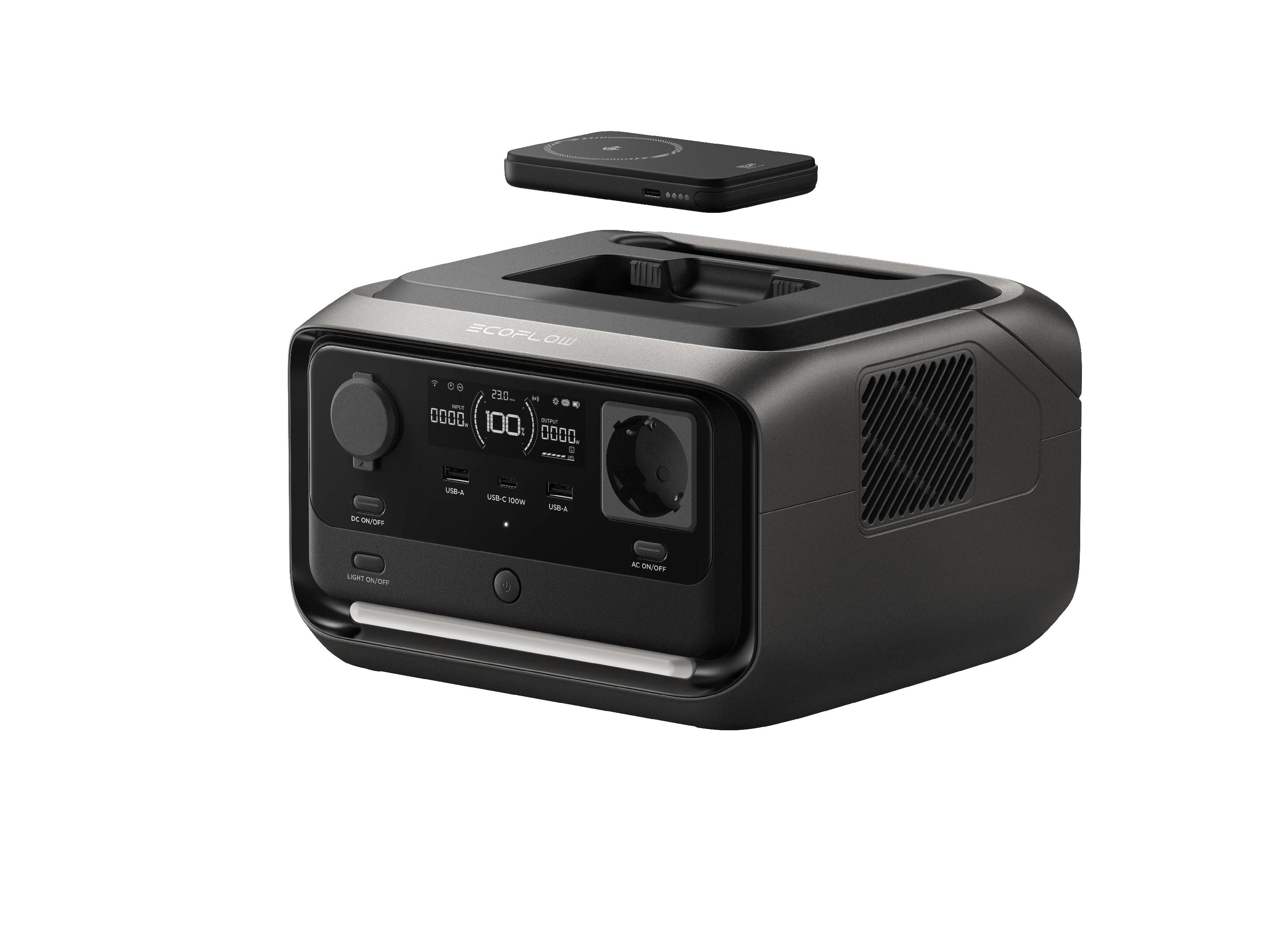 Ecoflow Преносима електростанция Portable Power Station RIVER 3 PLUS WIRELESS | JAR Computers Ecoflow Преносима електростанция Portable Power Station RIVER 3 PLUS WIRELESS