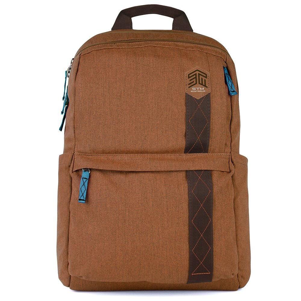 Елегантна и стилна раница за MacBook Pro 15 и лаптопи до 15 инча - STM Banks Backpack (кафяв) | JAR Computers Елегантна и стилна раница за MacBook Pro 15 и лаптопи до 15 инча - STM Banks Backpack (кафяв)