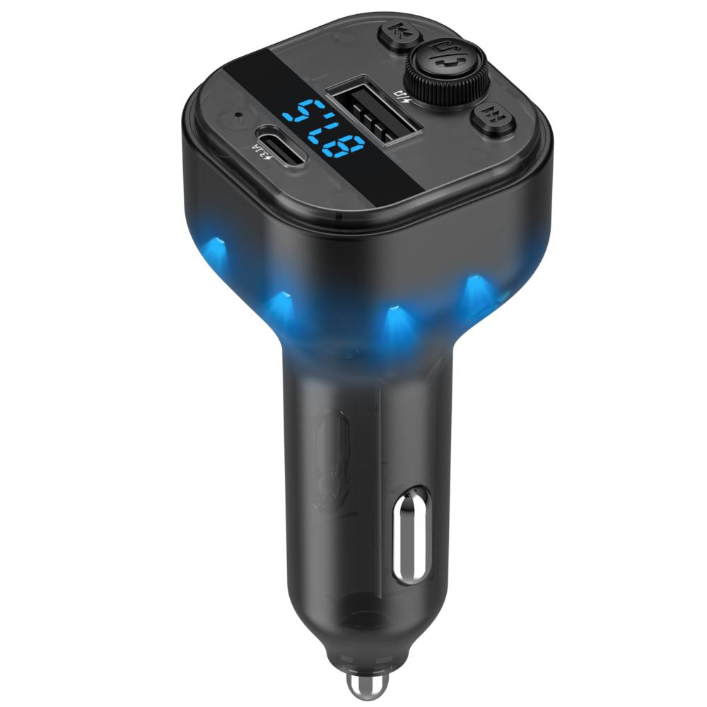FM трансмитер Bluetooth C1, Амбиентно осветление | JAR Computers FM трансмитер Bluetooth C1, Амбиентно осветление