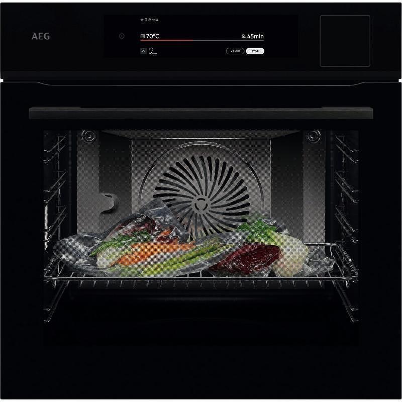 Фурна за вграждане AEG NBP9S831AB (ST) , 70 , А++ , Почистване с пара , Сензорно