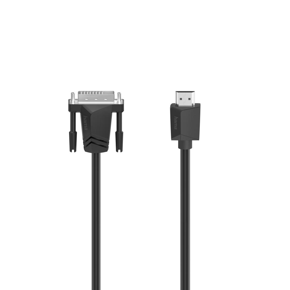 Hama 00200716 DVI кабел 3 м DVI-D HDMI тип A (стандартен) Черен | JAR Computers Hama 00200716 DVI кабел 3 м DVI-D HDMI тип A (стандартен) Черен