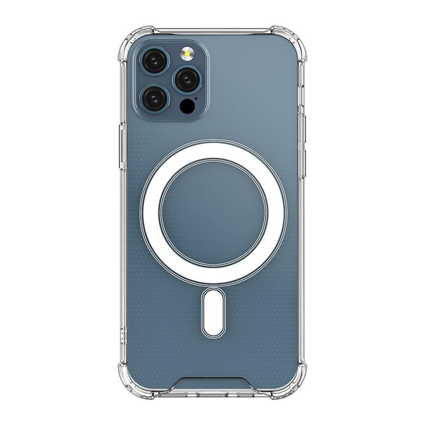 Хибриден удароустойчив кейс с MagSafe за iPhone 12 Pro Max (прозрачен) - Tel Protect Clear Magnetic Case MagSafe | JAR Computers Хибриден удароустойчив кейс с MagSafe за iPhone 12 Pro Max (прозрачен) - Tel Protect Clear Magnetic Case MagSafe