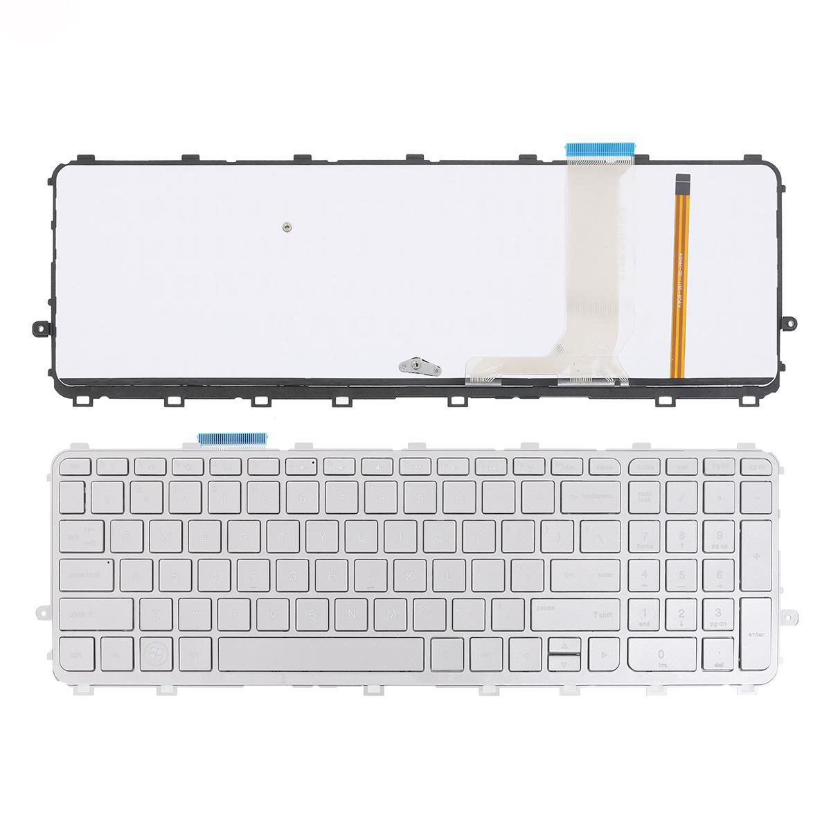 Клавиатура за лаптоп HP ENVY M6-n100 15-Q 15T-Q 15-j Series Silver Frame Silver With Backlit / Сребриста със Сребриста Рамка с Подсветка | JAR Computers Клавиатура за лаптоп HP ENVY M6-n100 15-Q 15T-Q 15-j Series Silver Frame Silver With Backlit / Сребриста със Сребриста Рамка с Подсветка