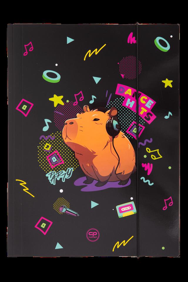 Папка с ластик A4 Coolpack - CAPYBARA MUSIC | JAR Computers Папка с ластик A4 Coolpack - CAPYBARA MUSIC