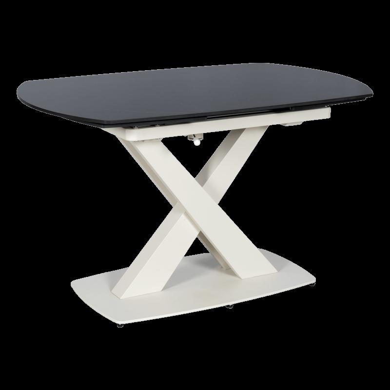 Разтегателна трапезна маса MATEO - черна