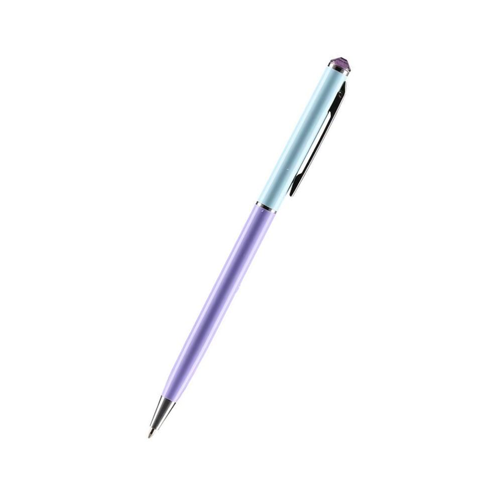 Химикалка Sazio Elegant, с камъче, 1.0 mm, асорти
