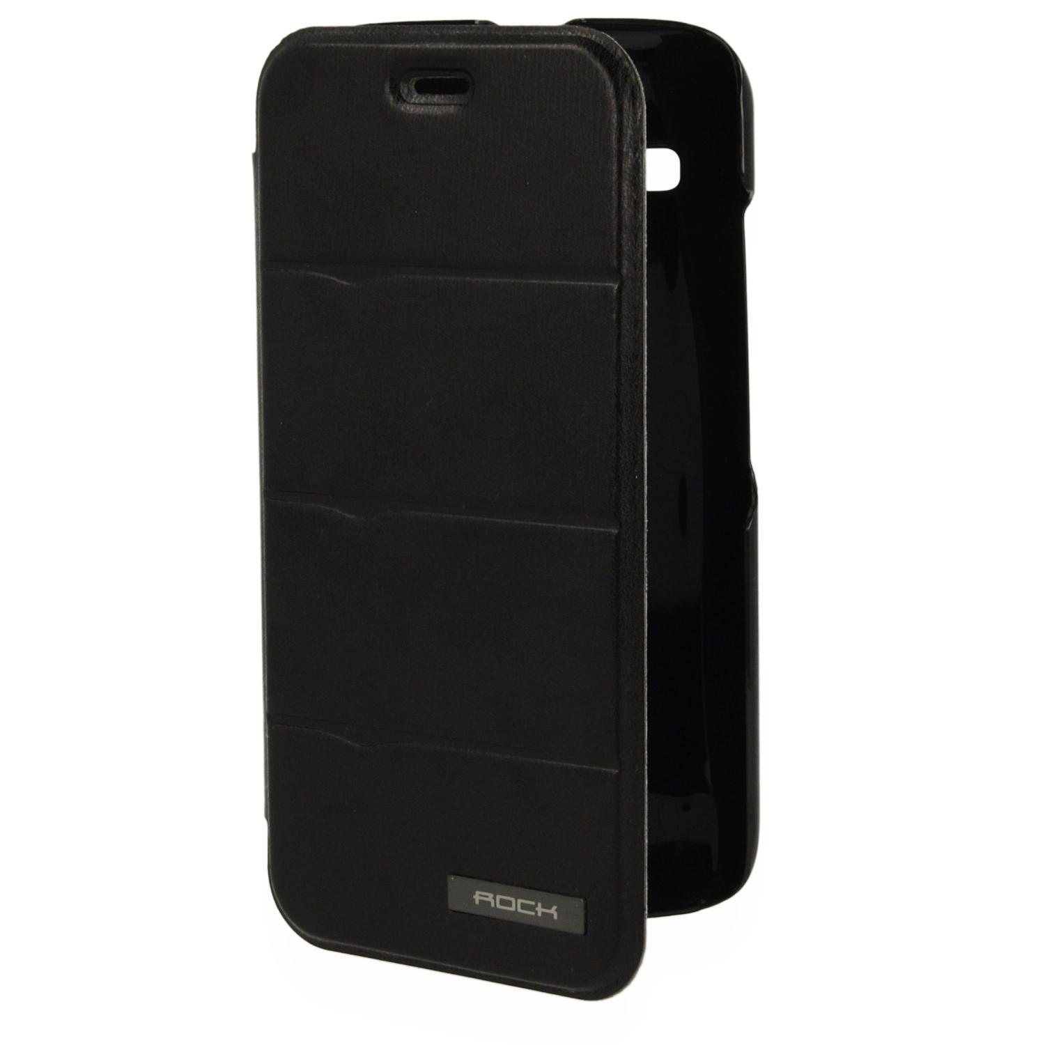 Кожен калъф, тип портфейл и поставка за Motorola Moto G - Rock Excel Flip Case (черен) | JAR Computers Кожен калъф, тип портфейл и поставка за Motorola Moto G - Rock Excel Flip Case (черен)