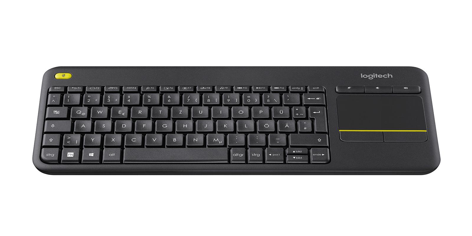 Logitech 920-007127 клавиатура За домашно ползване РЧ безжичен QWERTZ Немски Черен | JAR Computers Logitech 920-007127 клавиатура За домашно ползване РЧ безжичен QWERTZ Немски Черен