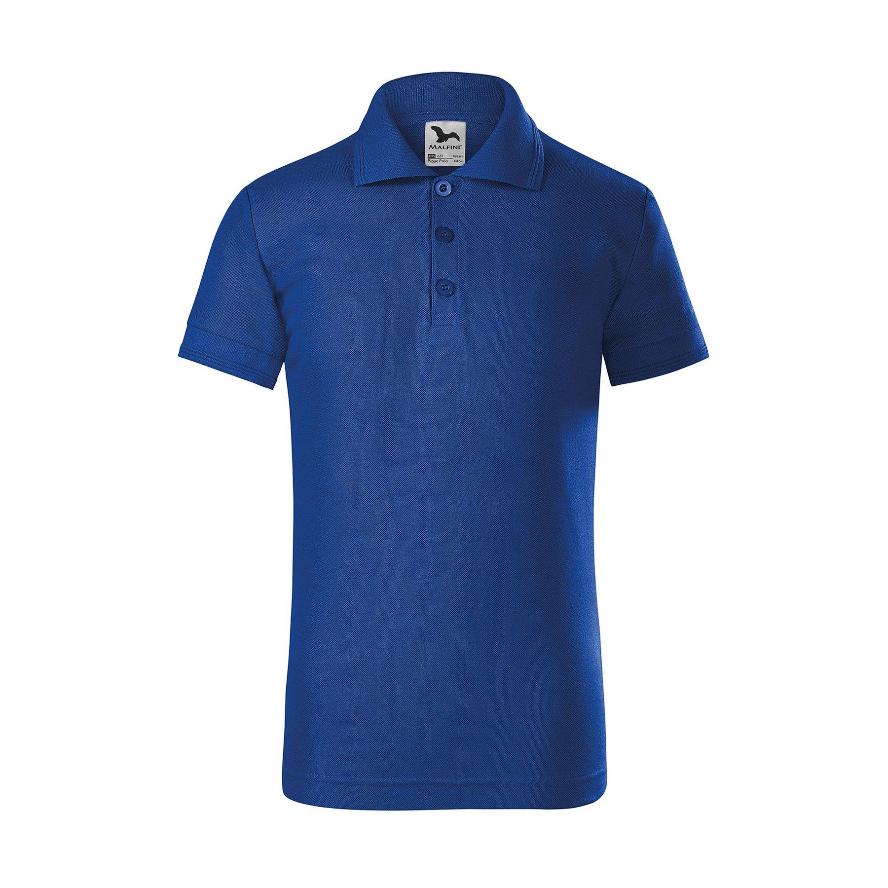 Malfini Детска тениска Pique Polo 222, размер 146 cm, възраст 10 години, синя | JAR Computers Malfini Детска тениска Pique Polo 222, размер 146 cm, възраст 10 години, синя