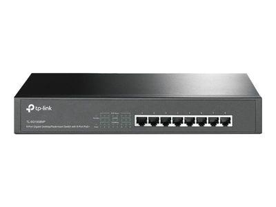 Мрежов суич TP-Link TL-SG1008MP - switch - 8 ports - unmanaged - rack-mountable