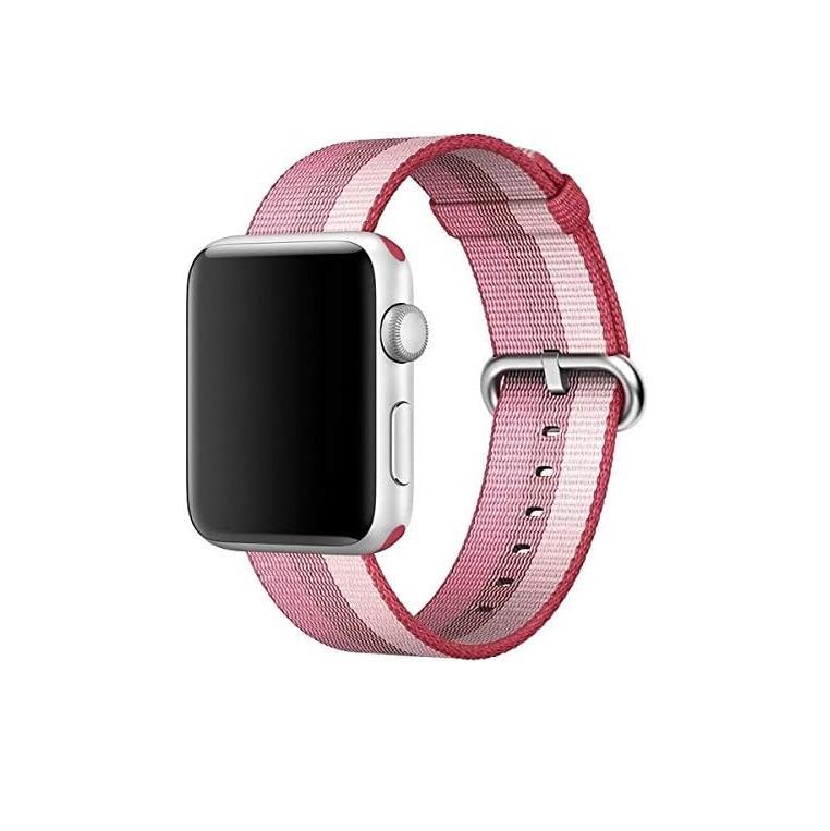 Оригинална текстилна каишка за Apple Watch 42мм, 44мм, 45мм, 46мм, Ultra, Ultra 2, Ultra 3 49мм - Apple Watch Woven Nylon Band Berry (разопакован продукт) | JAR Computers Оригинална текстилна каишка за Apple Watch 42мм, 44мм, 45мм, 46мм, Ultra, Ultra 2, Ultra 3 49мм - Apple Watch Woven Nylon Band Berry (разопакован продукт)
