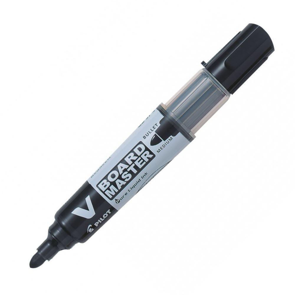 Pilot V Board Master Whiteboard Marker Medium Bullet Black (WBMA-VBM-M-BG-BLACK) (PILWBMA-VBM-M-BG-BLACK)