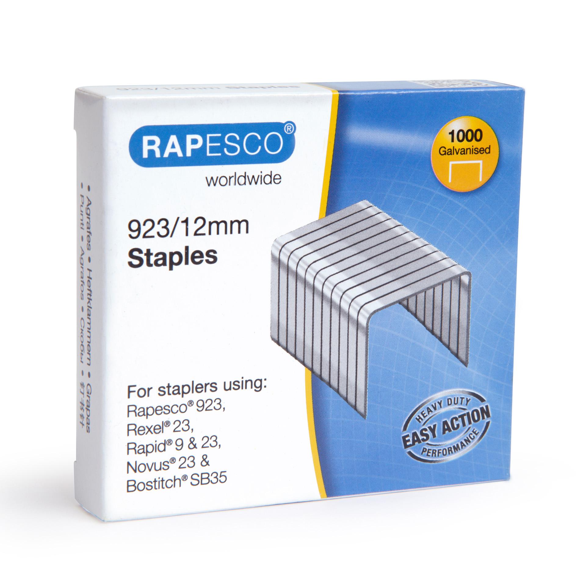 Rapesco Телчета за телбод, размер 23/12 mm, 1000 броя
