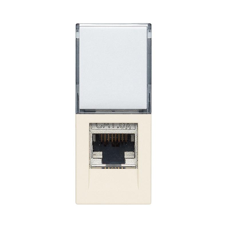 Розетка RJ45 FTP cat.6A Netsafe 1M Canvas - VIMAR LINEA 30339.16C | JAR Computers Розетка RJ45 FTP cat.6A Netsafe 1M Canvas - VIMAR LINEA 30339.16C