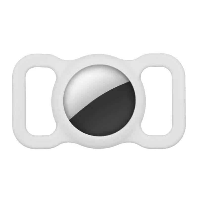 Силиконов държач за каишки за домашни любимци за Apple AirTag - JC AirTag Pet Collar (бял) | JAR Computers Силиконов държач за каишки за домашни любимци за Apple AirTag - JC AirTag Pet Collar (бял)