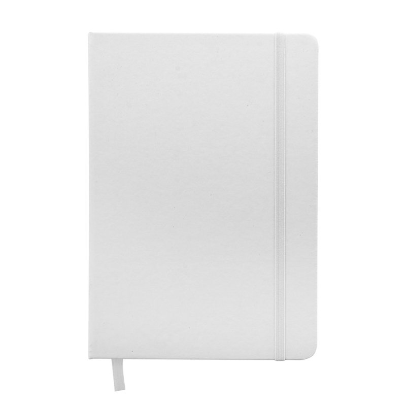 Тефтер Clean Note, A5, антибактериален, с ластик, бял
