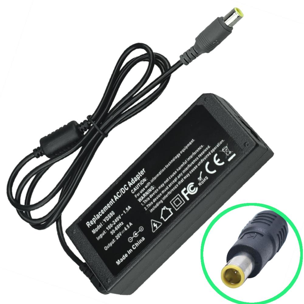 Зарядно за лаптоп 220V-90W/20V 7.9mm X 5.5mm. Модел YDS90. За Lenovo.