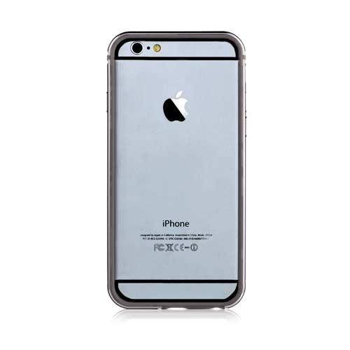 Хибриден бъмпер (алуминий + TPU) за iPhone 6, iPhone 6S - Comma Armor Bumper (тъмносив) | JAR Computers Хибриден бъмпер (алуминий + TPU) за iPhone 6, iPhone 6S - Comma Armor Bumper (тъмносив)