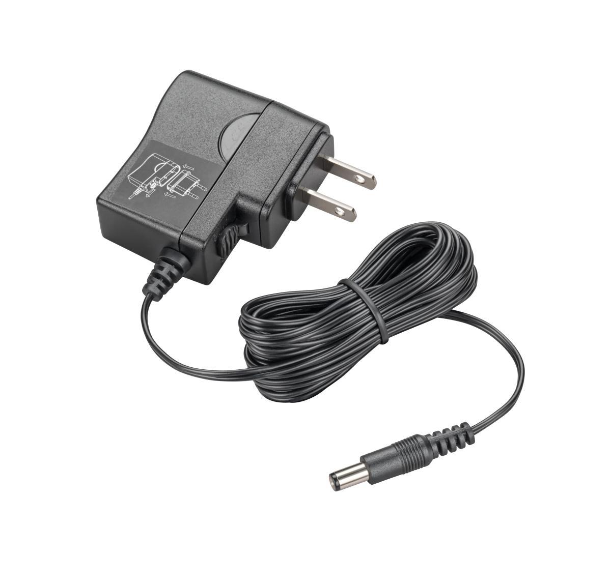 HP Poly Savi Office Universal AC Power Supply with Straight Plug -9V 500mA | JAR Computers HP Poly Savi Office Universal AC Power Supply with Straight Plug -9V 500mA