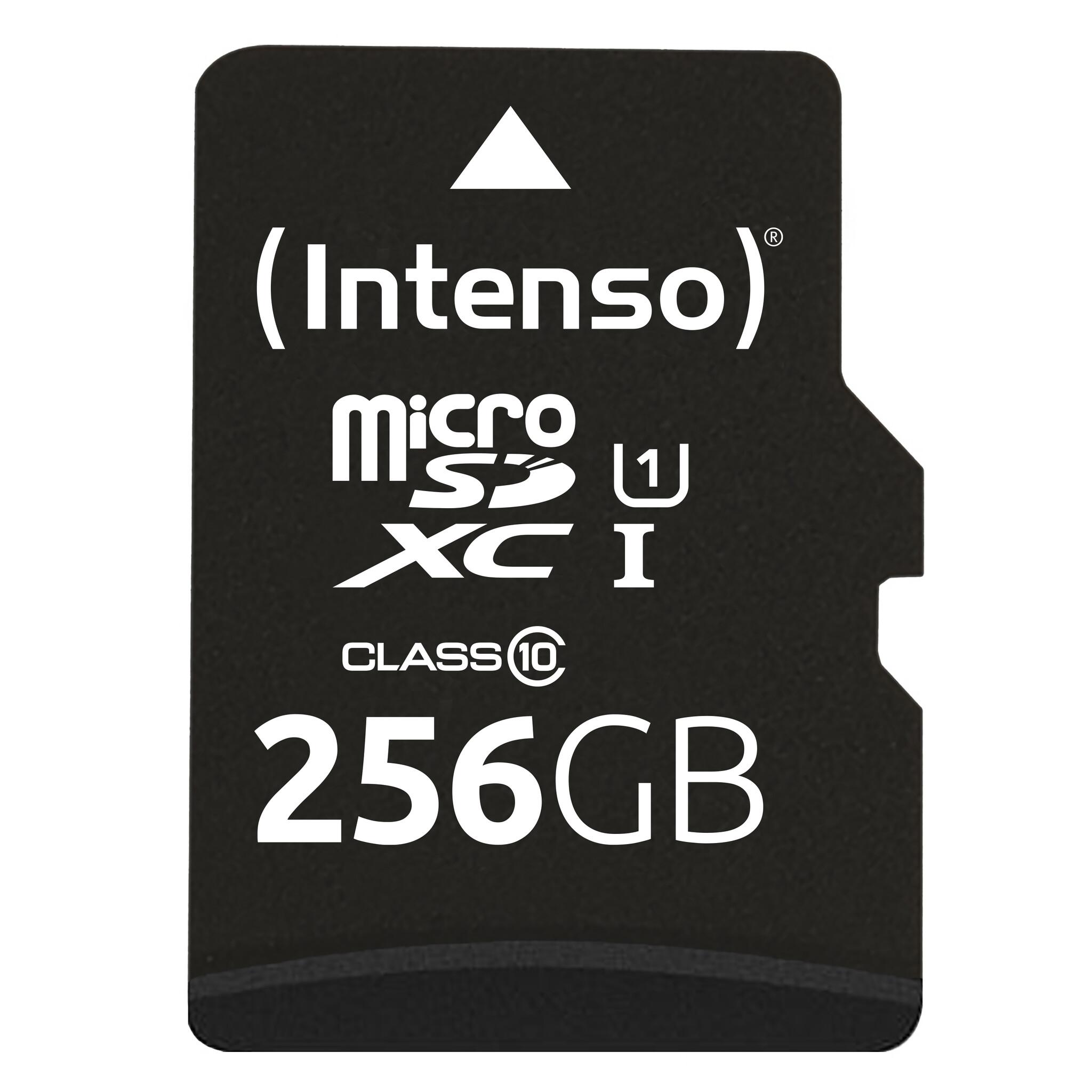 Intenso microSD 256GB UHS-I Perf CL10| Performance Клас 10