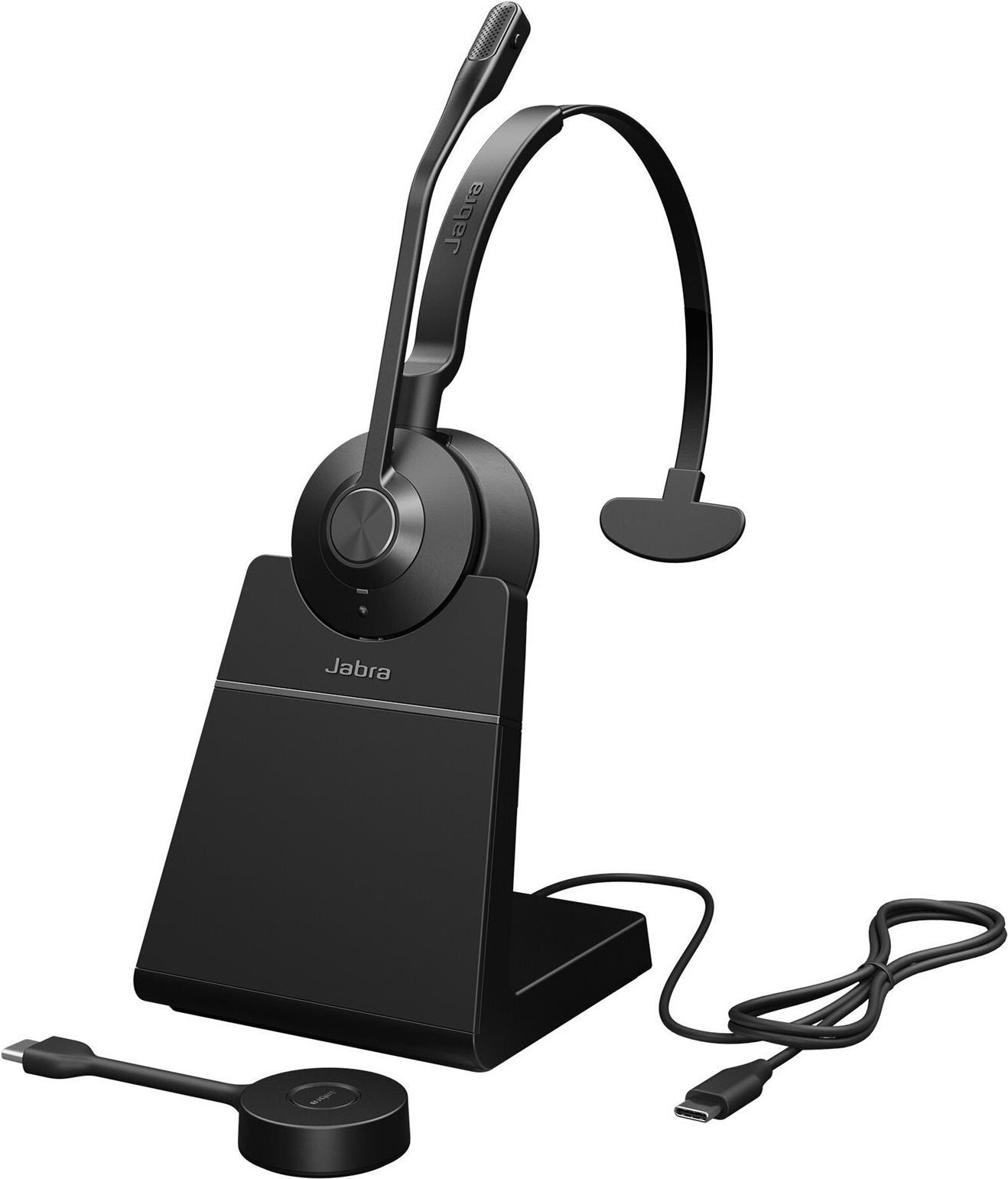 Jabra Engage 55 SE, UC Mono, Link 400c безжична слушалка със стойка | JAR Computers Jabra Engage 55 SE, UC Mono, Link 400c безжична слушалка със стойка