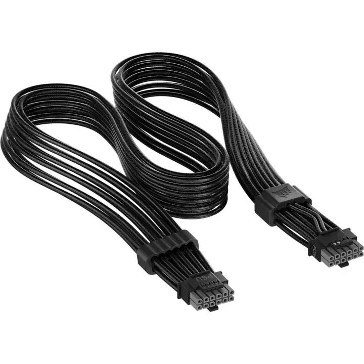 Кабел за видеокарта Corsair ThermalProtect Universal PCIe 5.1 600W 12V-2x6 - Черен | JAR Computers Кабел за видеокарта Corsair ThermalProtect Universal PCIe 5.1 600W 12V-2x6 - Черен
