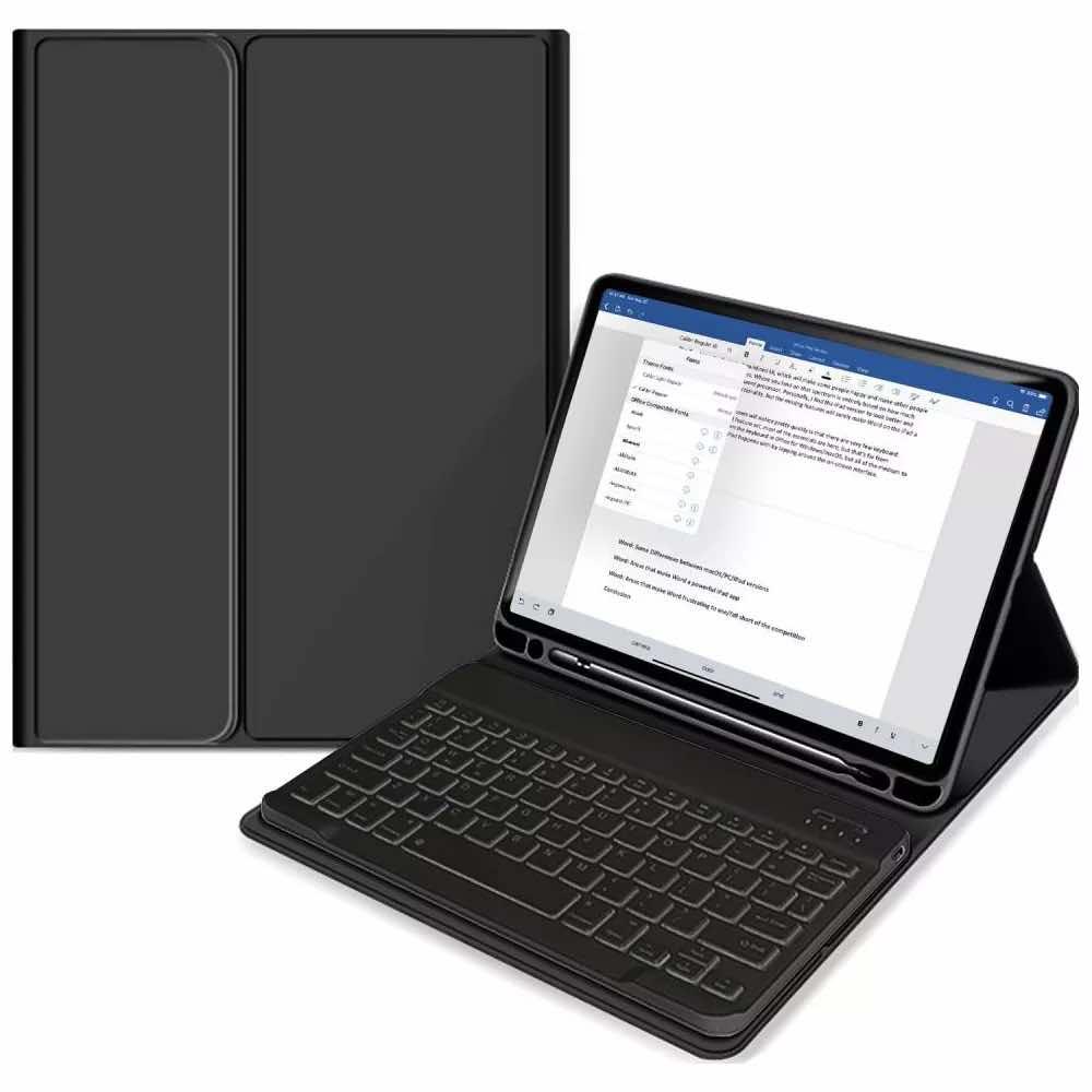 Кожен калъф и безжична блутут клавиатура за iPad mini 7 (2024), iPad mini 6 (2021) - Tech-Protect SC Pen Case and Bluetooth Keyboard (черен) | JAR Computers Кожен калъф и безжична блутут клавиатура за iPad mini 7 (2024), iPad mini 6 (2021) - Tech-Protect SC Pen Case and Bluetooth Keyboard (черен)