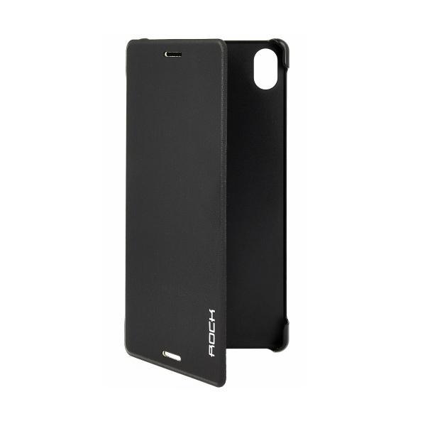 Кожен калъф, тип портфейл за Sony Xperia Z3 - Rock Side Flip Case Belief Series (черен) | JAR Computers Кожен калъф, тип портфейл за Sony Xperia Z3 - Rock Side Flip Case Belief Series (черен)