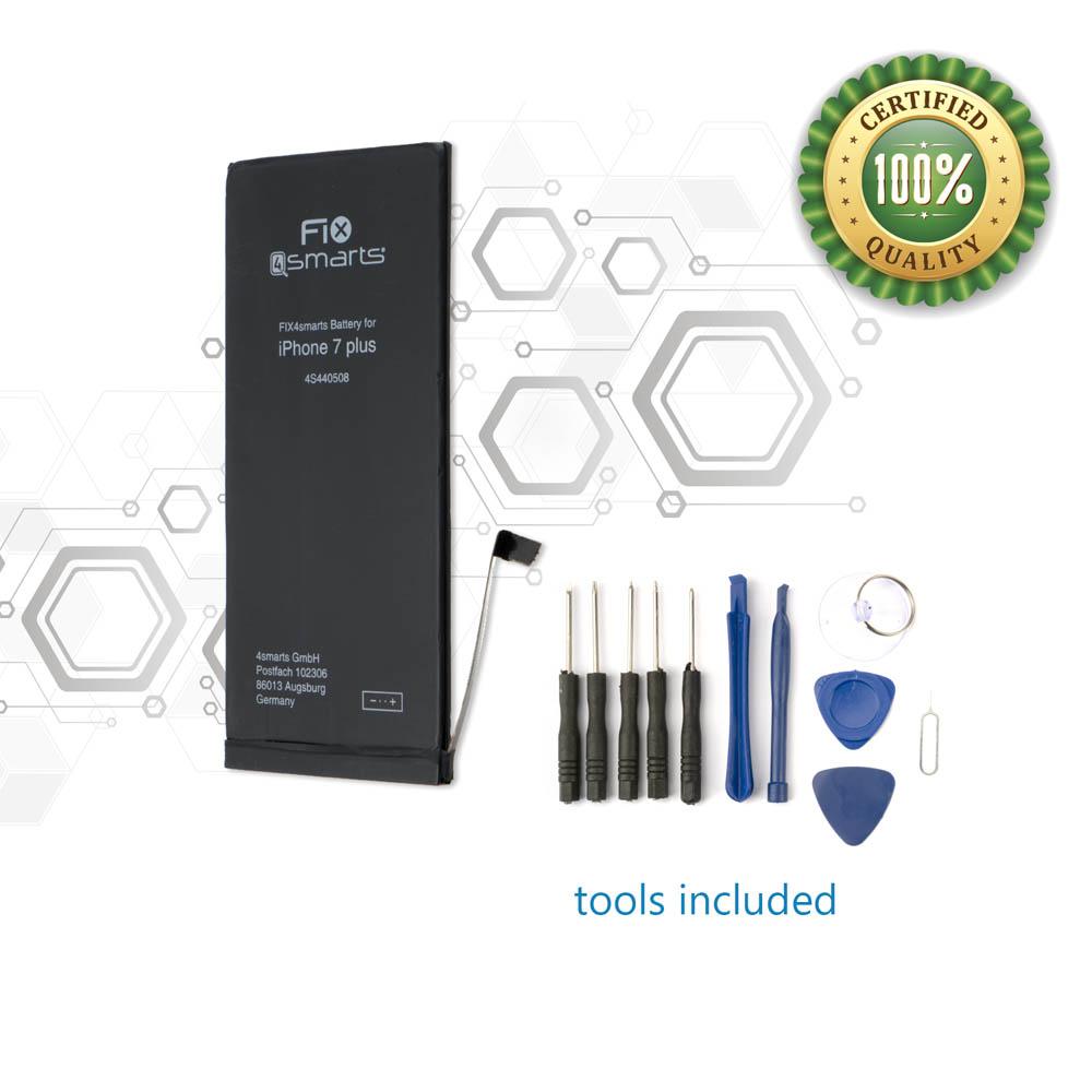 Комплект батерия и инструменти за смяна на батерията за iPhone 7 Plus - FIX4smarts Battery Exchange Set Battery & Tools | JAR Computers Комплект батерия и инструменти за смяна на батерията за iPhone 7 Plus - FIX4smarts Battery Exchange Set Battery & Tools