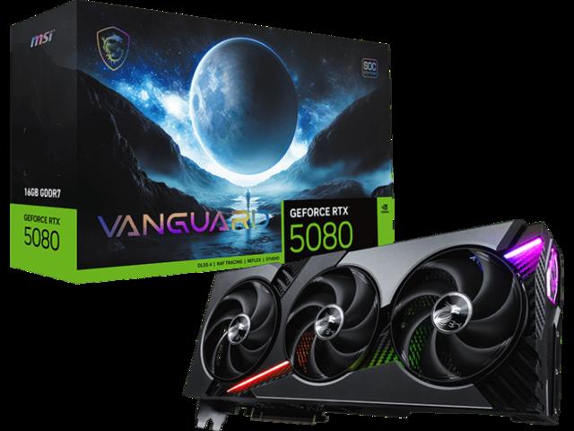 MSI GeForce RTX 5080 16G VANGUARD SOC