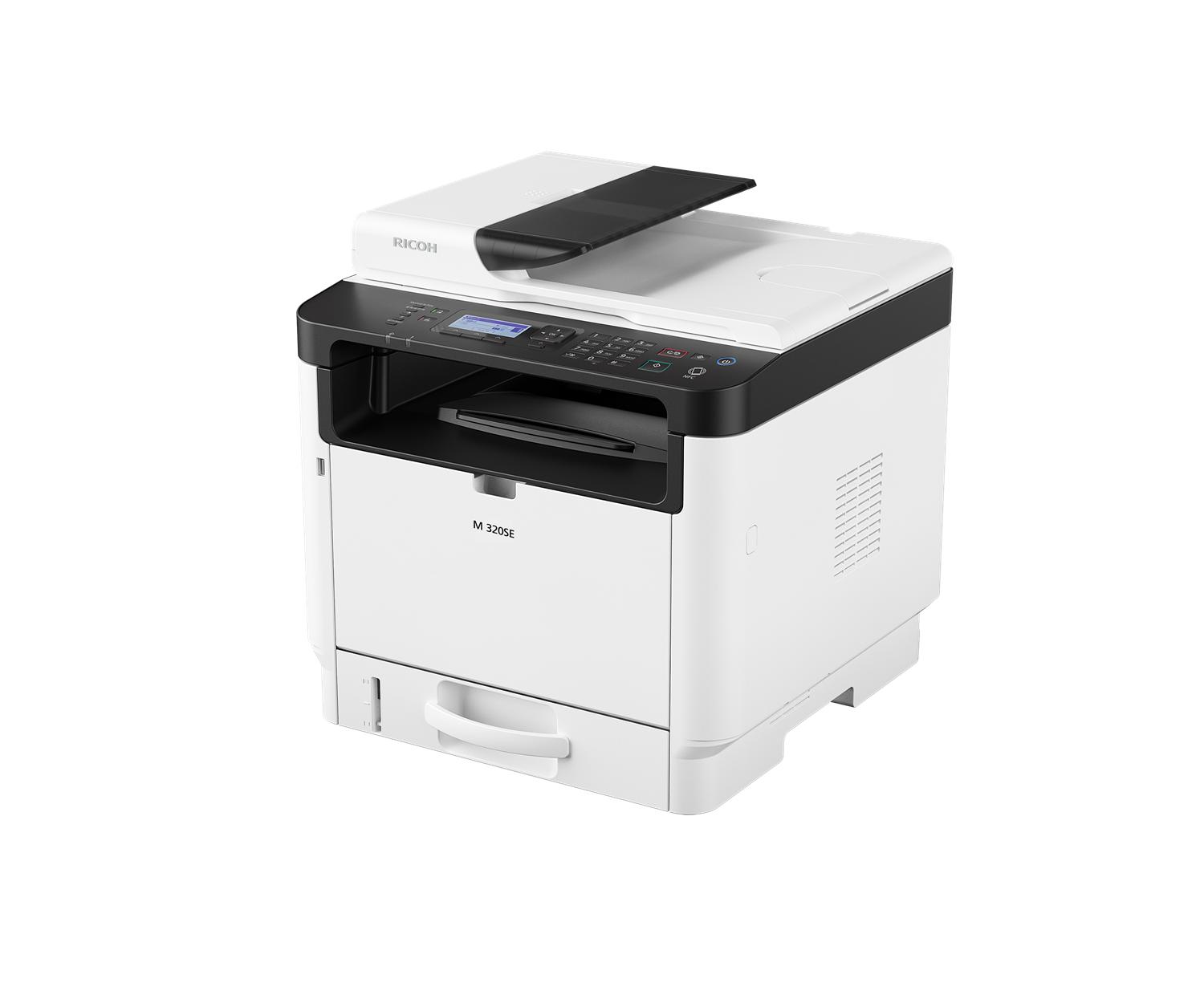 Мултиф.у-во принтер/скенер/копир RICOH M320SE USB,LAN,ADF,A4, 32стр | JAR Computers Мултиф.у-во принтер/скенер/копир RICOH M320SE USB,LAN,ADF,A4, 32стр