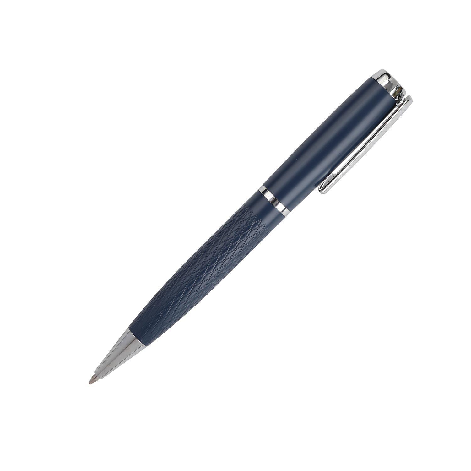 Office 1 Химикалка Grip, метална, синя