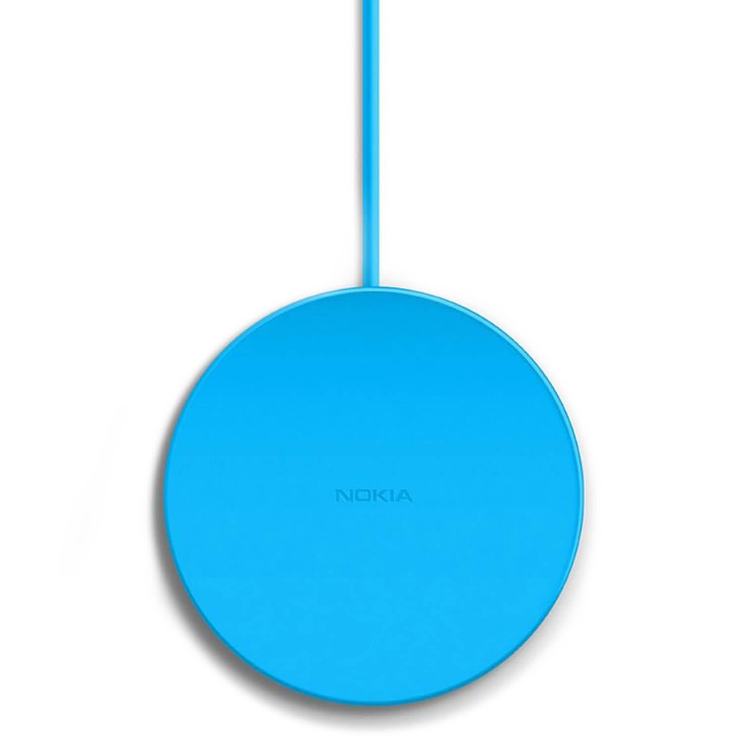 Пад (поставка) за безжично зареждане за QI съвместими смартфони (син) - Nokia Induction Wireless Charging Pad DT-601 (bulk) | JAR Computers Пад (поставка) за безжично зареждане за QI съвместими смартфони (син) - Nokia Induction Wireless Charging Pad DT-601 (bulk)
