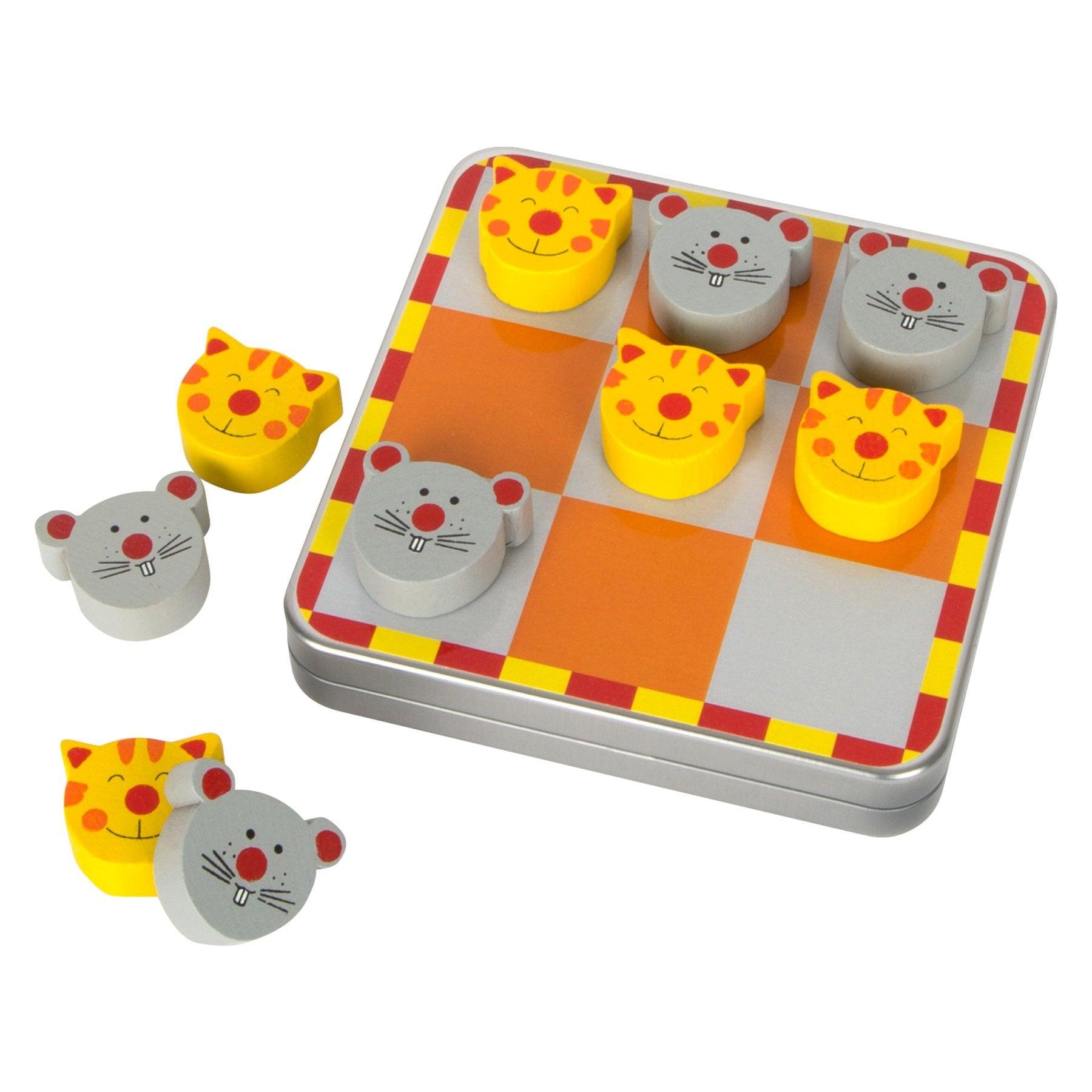 Small Foot Морски шах с котки и мишки, магнитни, дървени | JAR Computers Small Foot Морски шах с котки и мишки, магнитни, дървени