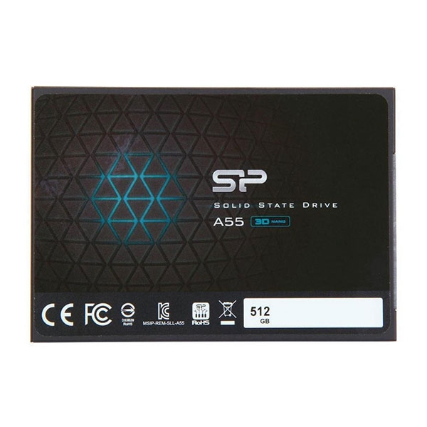 SSD 512GB SILICON POWER A55, 2.5",SATA 3 | JAR Computers SSD 512GB SILICON POWER A55, 2.5",SATA 3