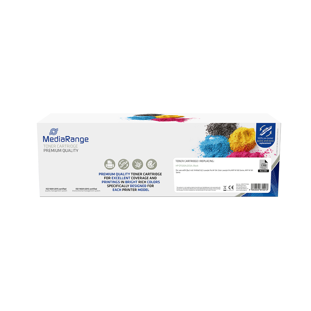 Toner MEDIARANGE Compatible for Printers HP (Black) (CF530A/205A) (MRHPTCF530A)