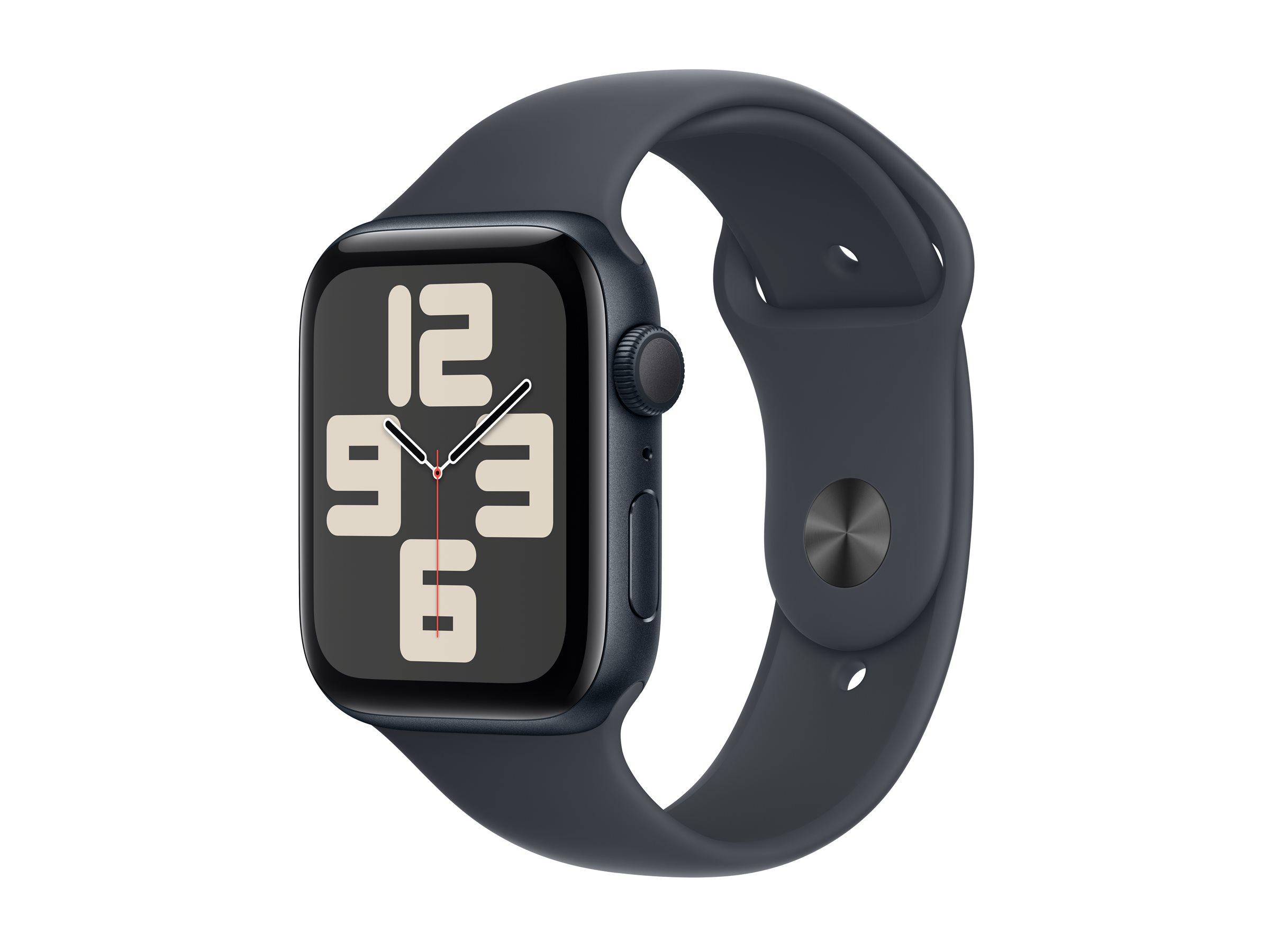 APPLE Watch SE GPS 44mm Midnight Aluminium Case with Midnight Sport Band - S/M | JAR Computers APPLE Watch SE GPS 44mm Midnight Aluminium Case with Midnight Sport Band - S/M