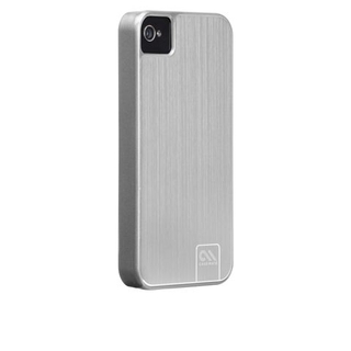 Поликарбонатов кейс за iPhone 4/4S - CaseMate Brushed Aluminium (платина) | JAR Computers Поликарбонатов кейс за iPhone 4/4S - CaseMate Brushed Aluminium (платина)