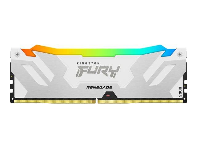 KINGSTON 32GB 6400MT/s DDR5 CL32 DIMM FURY Renegade RGB White XMP