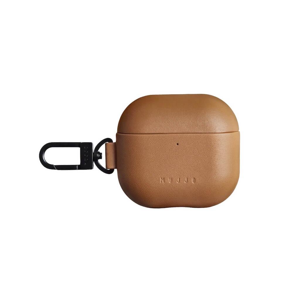 Кожен (естествена кожа) кейс за Apple Airpods 4 - Mujjo Echelon Leather Case (кафяв) | JAR Computers Кожен (естествена кожа) кейс за Apple Airpods 4 - Mujjo Echelon Leather Case (кафяв)