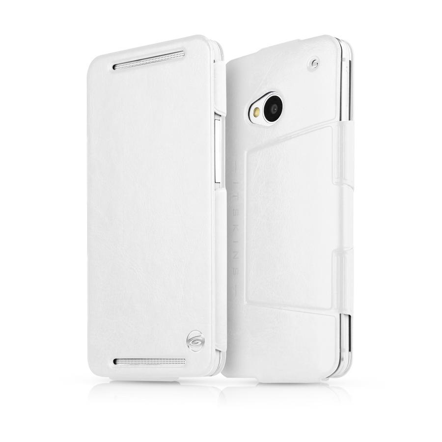 Кожен калъф, тип портфейл и поставка за HTC ONE M7 - Itskins Plume Leather Case (бял) | JAR Computers Кожен калъф, тип портфейл и поставка за HTC ONE M7 - Itskins Plume Leather Case (бял)