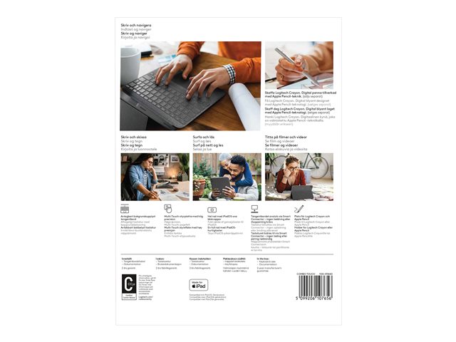 LOGITECH Combo Touch for iPad 10th gen - OXFORD GREY - (US) | JAR Computers LOGITECH Combo Touch for iPad 10th gen - OXFORD GREY - (US)