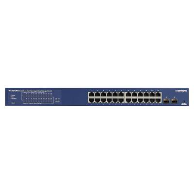 Мрежов суич NETGEAR Switch GS724TP-300EUS - 24 Ports - 24x GE (10/100/1000) - 2x SFP - 24x PoE | JAR Computers Мрежов суич NETGEAR Switch GS724TP-300EUS - 24 Ports - 24x GE (10/100/1000) - 2x SFP - 24x PoE