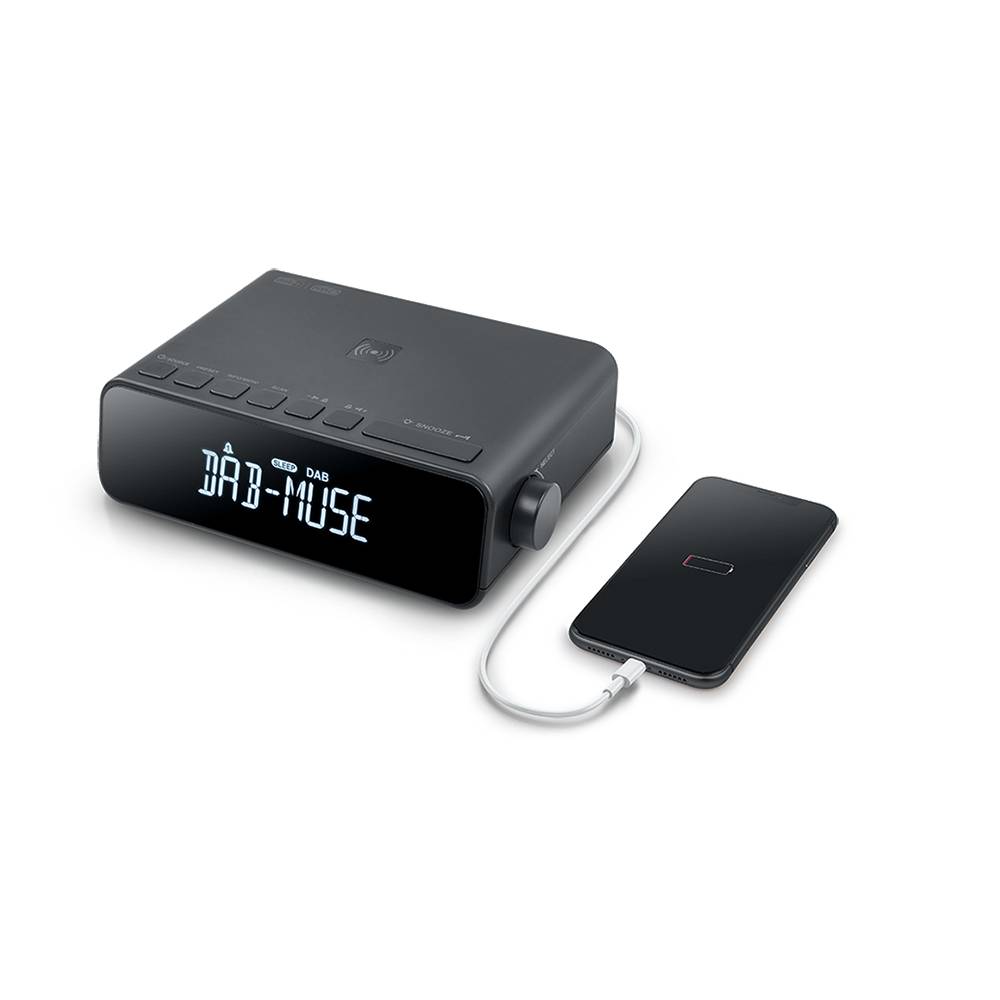 MUSE M-175 DBI радио с часовник, 5W, LCD, USB, черно | JAR Computers MUSE M-175 DBI радио с часовник, 5W, LCD, USB, черно