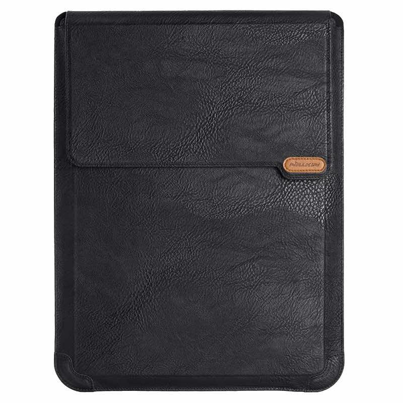 Nillkin Versatile Laptop Sleeve 14 inch 3in1 Water Ripple - калъф с вградена поставка за MacBook Pro 13, Mаcbook Air 13 и лаптопи до 14 инча (черен) (bulk)