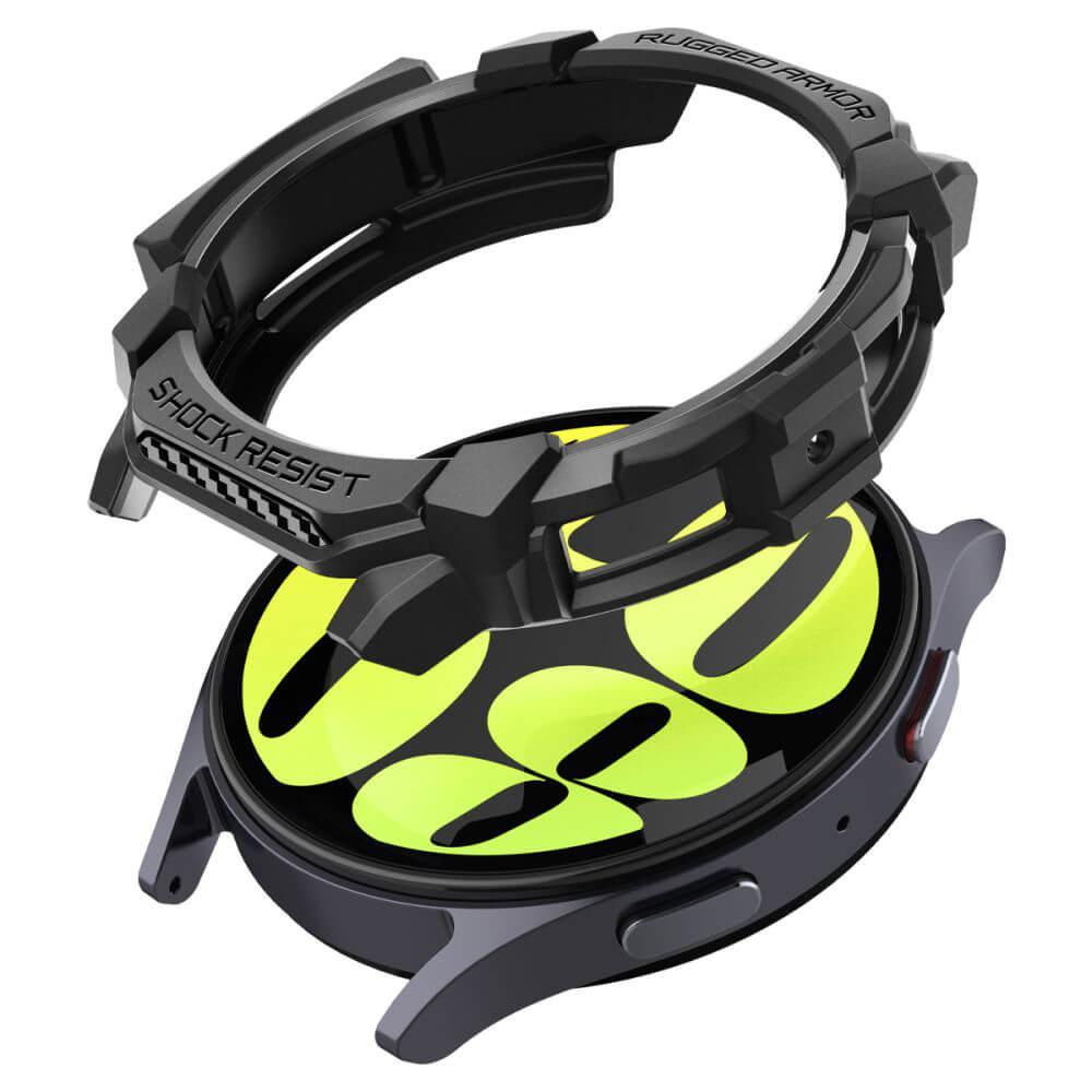 Удароустойчив TPU кейс за Samsung Galaxy Watch 7 44мм - Spigen Rugged Armor Case (черен) | JAR Computers Удароустойчив TPU кейс за Samsung Galaxy Watch 7 44мм - Spigen Rugged Armor Case (черен)