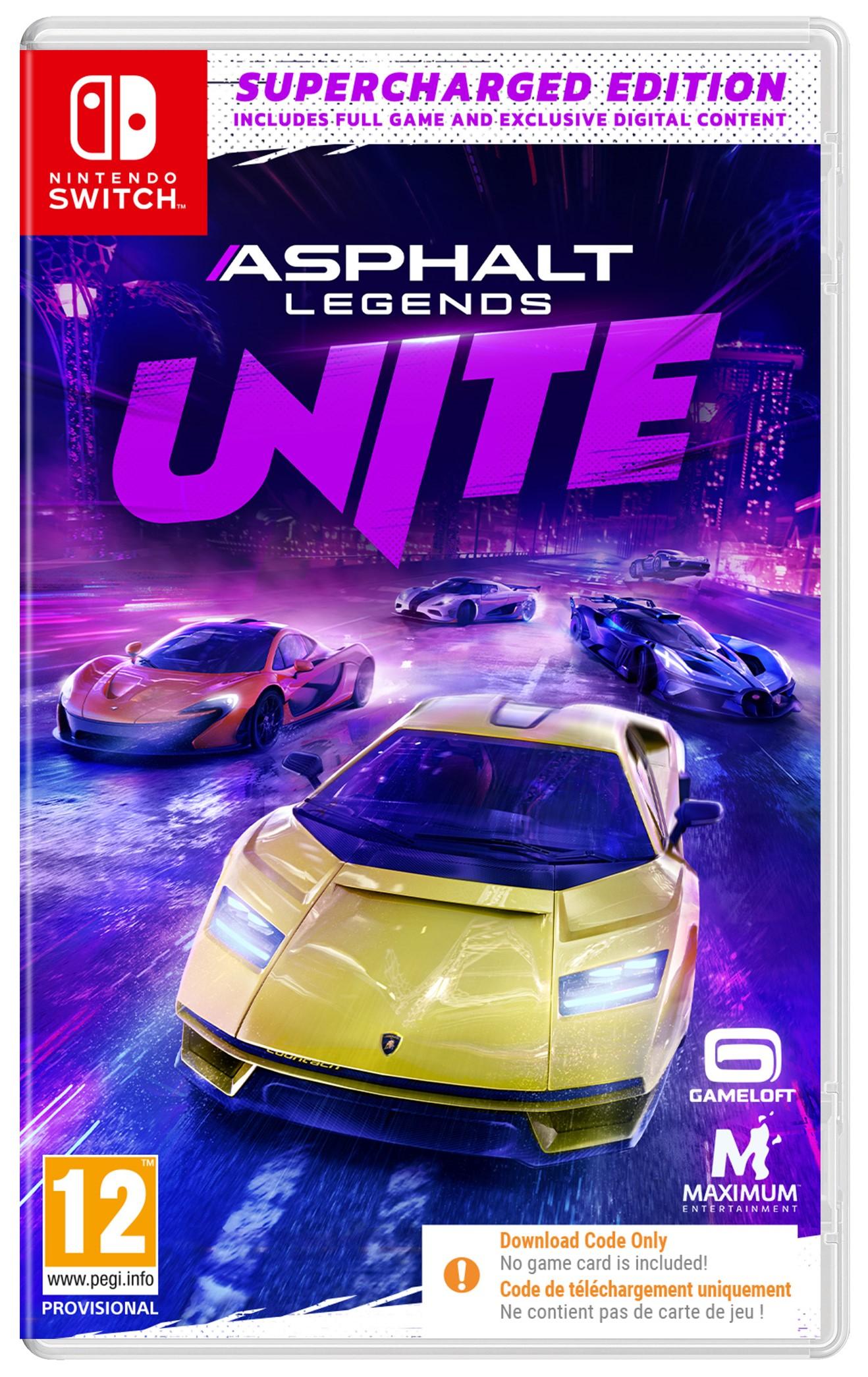 Asphalt: Legends Unite - Supercharged Edition - Код в кутия (Nintendo Switch)
