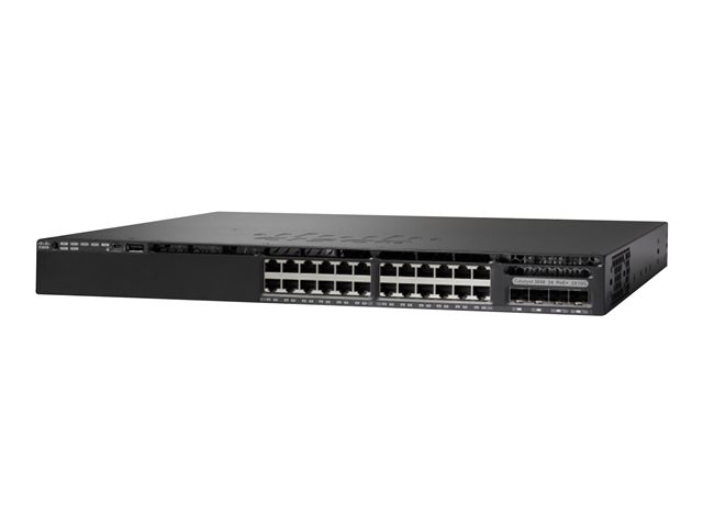 CISCO WS-C3650-24TS-S Cisco Catalyst 3650 24 Port Data, 250W AC PS, 4x1G Uplink, IP Base