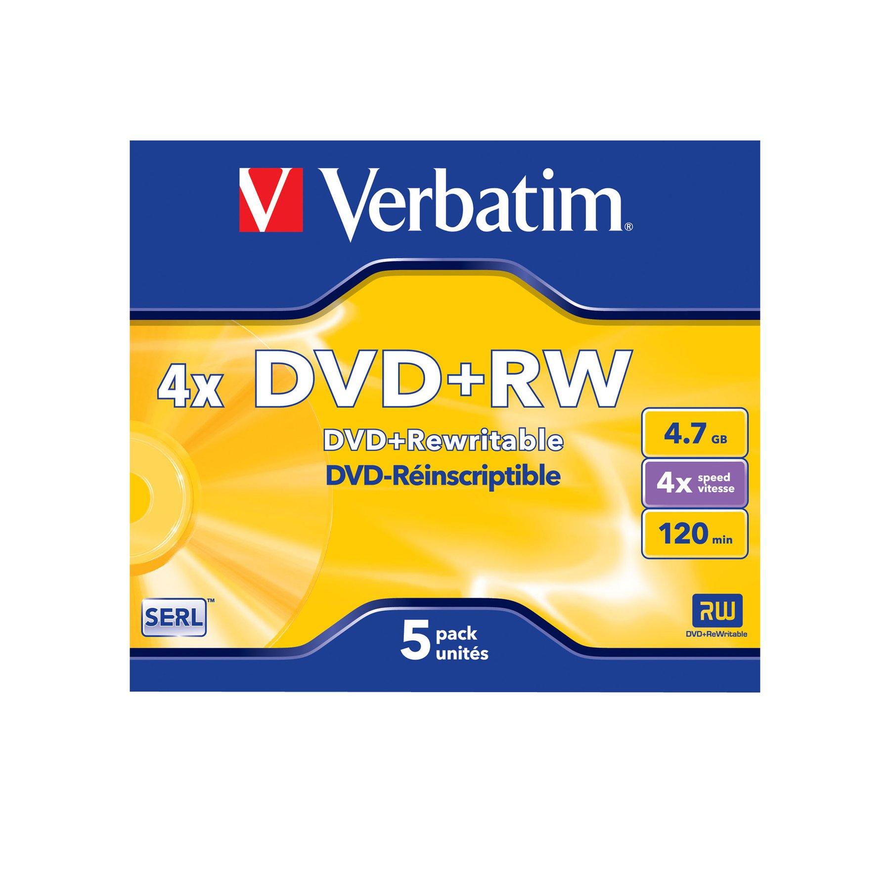 DVD+R VerbatimW, презаписваем, 4.7 GB, 4x, в кутия | JAR Computers DVD+R VerbatimW, презаписваем, 4.7 GB, 4x, в кутия